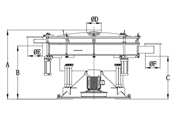 starch sifter machine